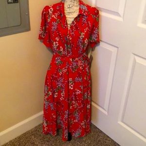 Floral dress. Size 8.